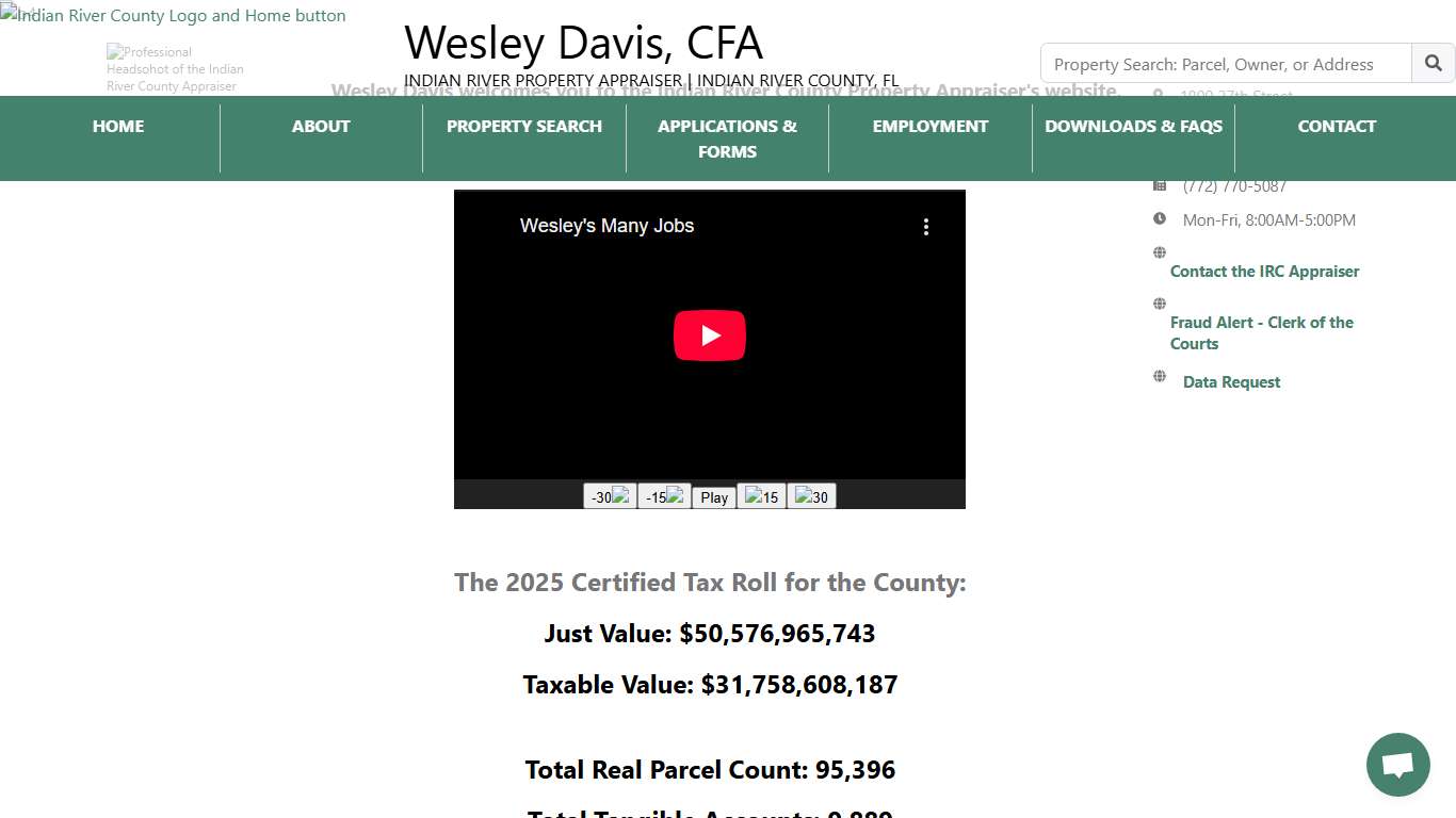 Indian River County Auditor - Indian River County Appraiser Office